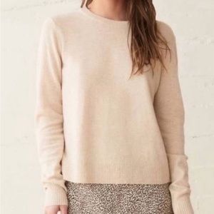 Jenni Kayne Everyday Crewneck Sweater in oatmeal